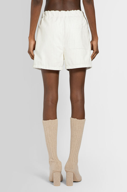 BOTTEGA VENETA WOMAN WHITE SHORTS