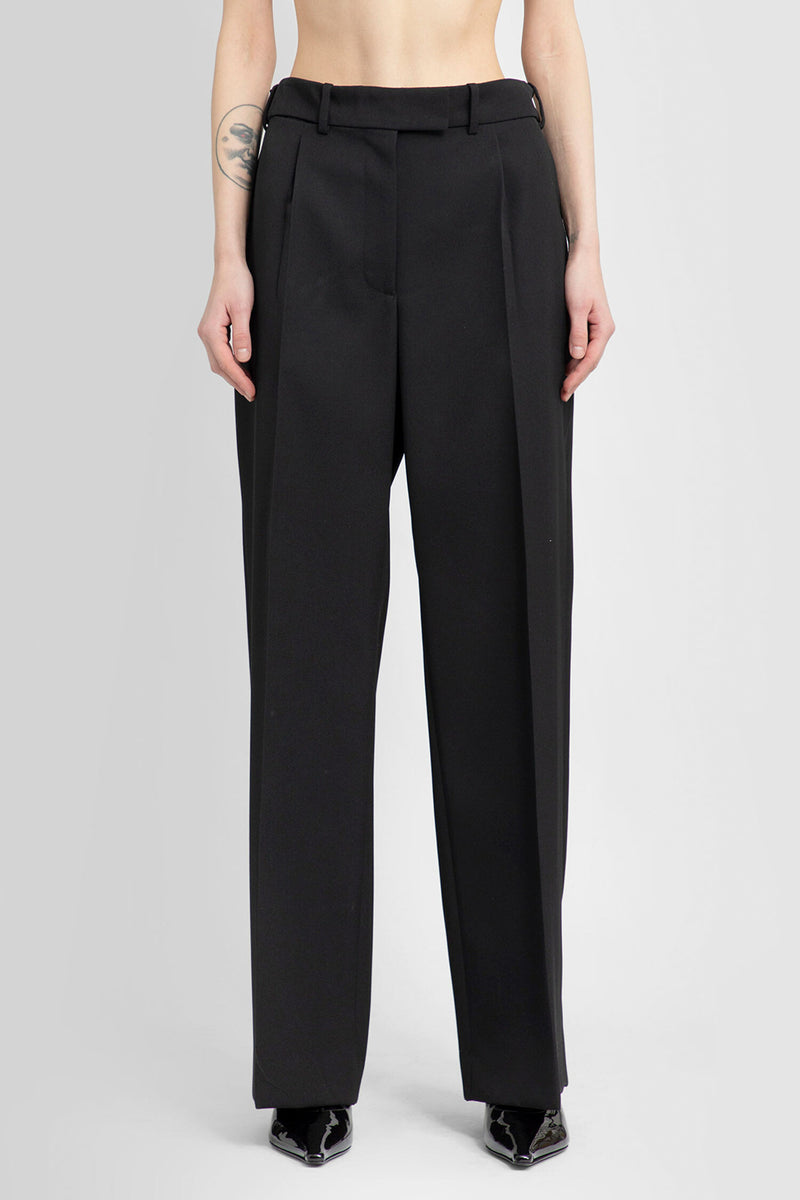 THE ROW WOMAN BLACK TROUSERS