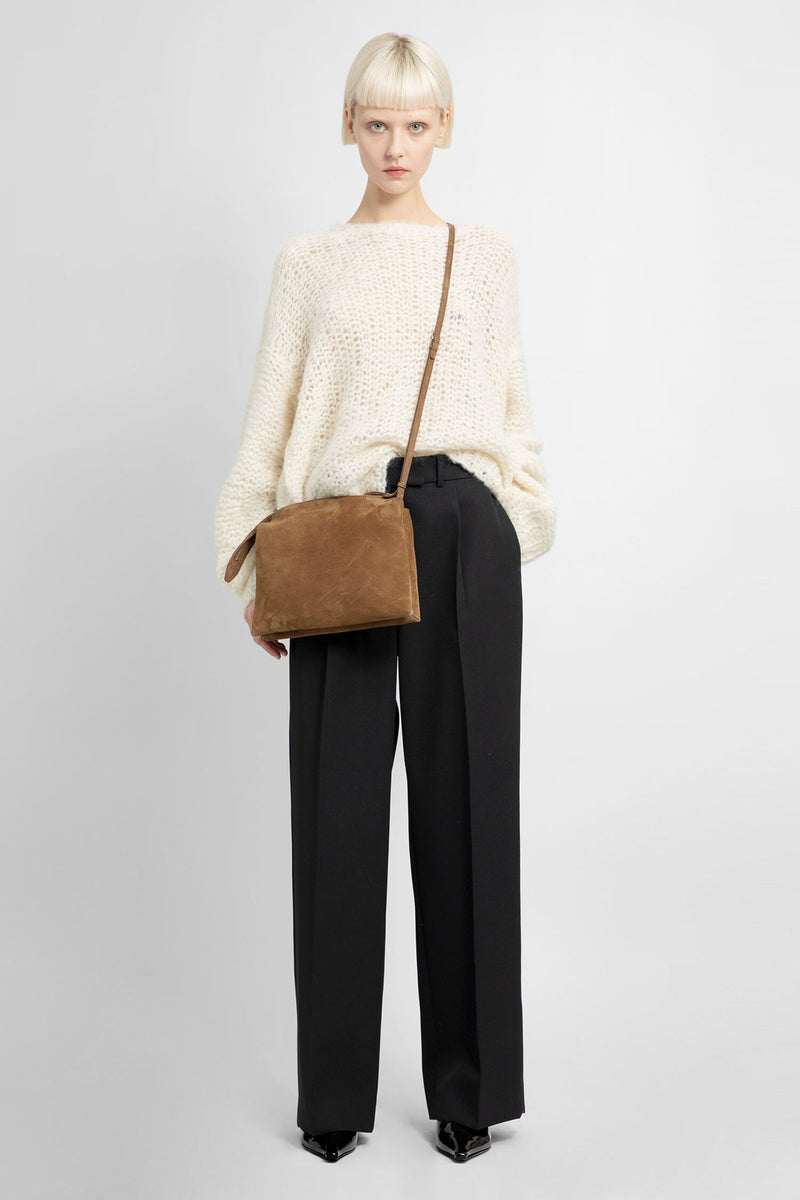 THE ROW WOMAN BLACK TROUSERS THE ROW TROUSERS Antonioli