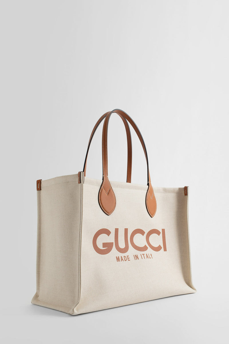 GUCCI WOMAN OFF-WHITE TOTE BAGS