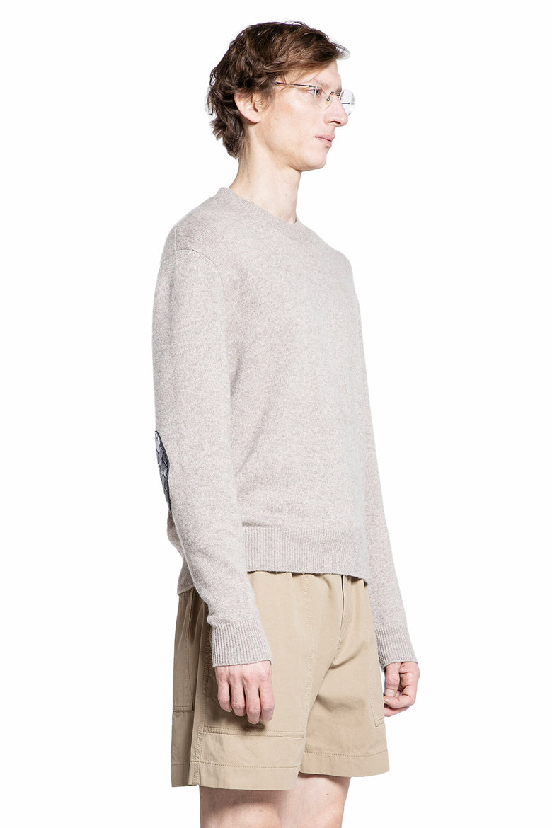 BOTTEGA VENETA MAN BEIGE KNITWEAR