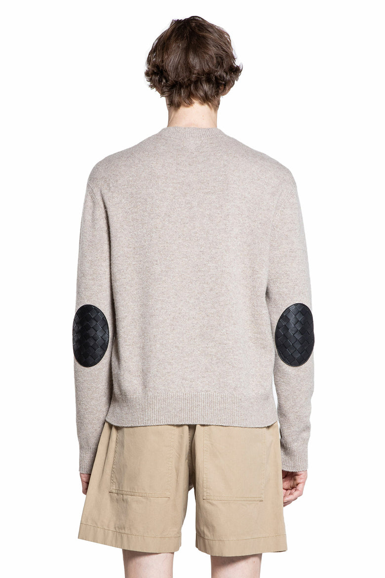 BOTTEGA VENETA MAN BEIGE KNITWEAR