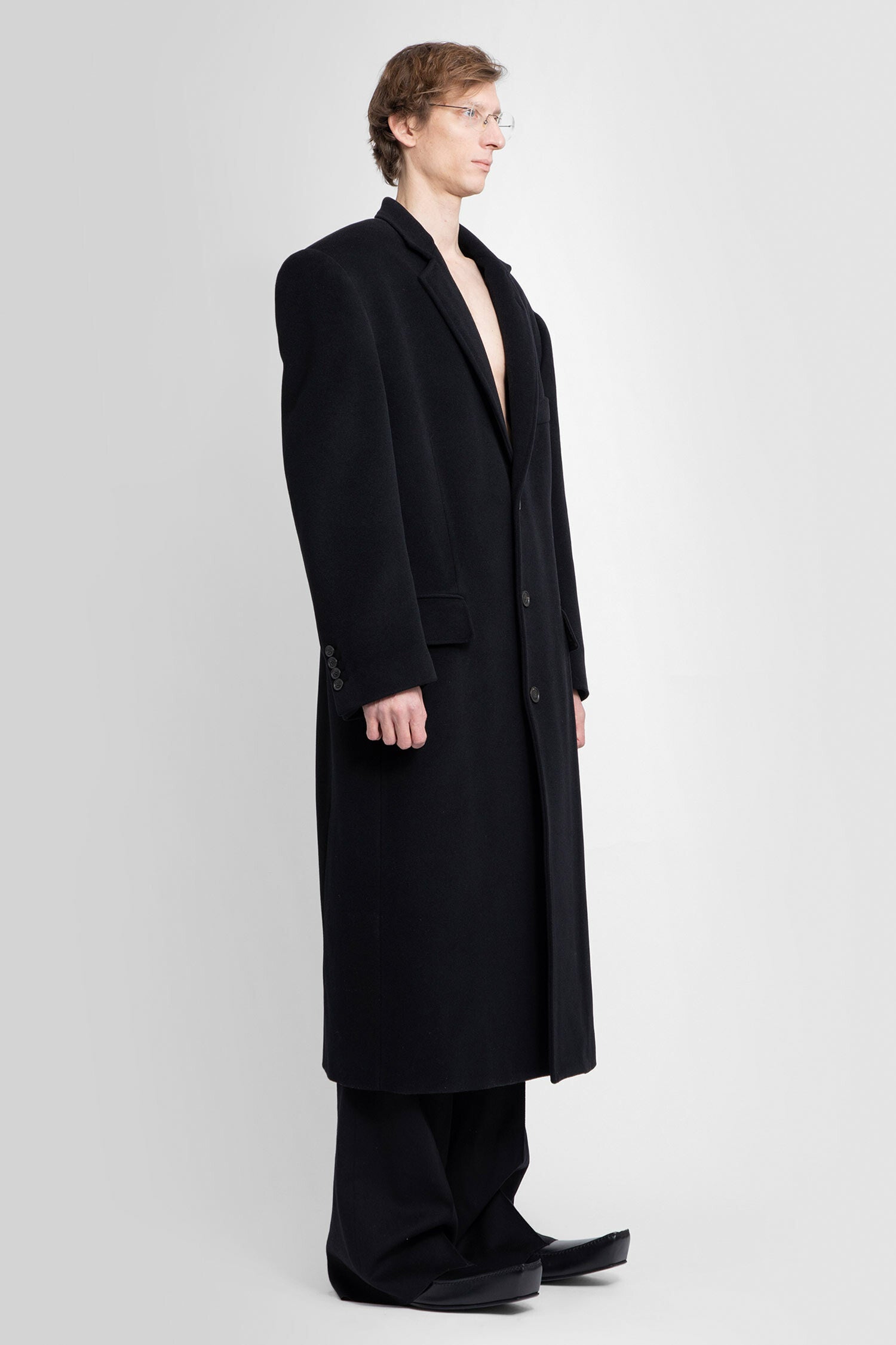 BALENCIAGA MAN BLACK COATS