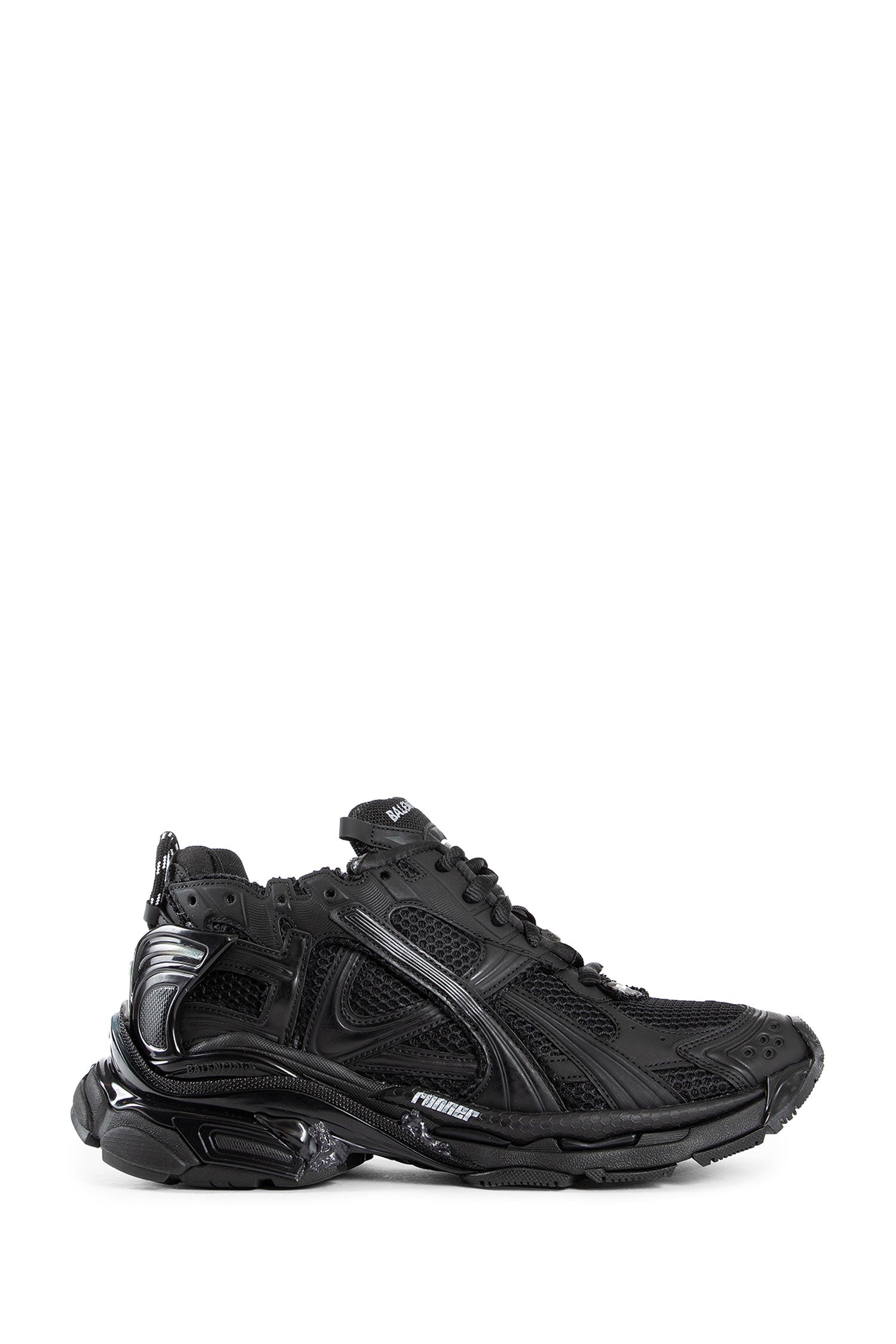 Mens black balenciaga runners on sale