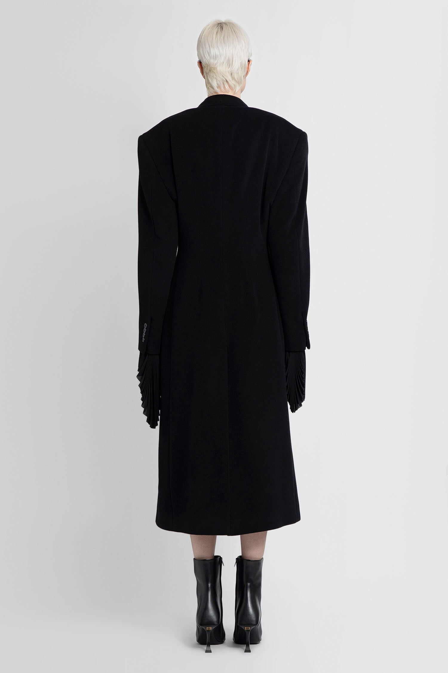 BALENCIAGA WOMAN BLACK COATS