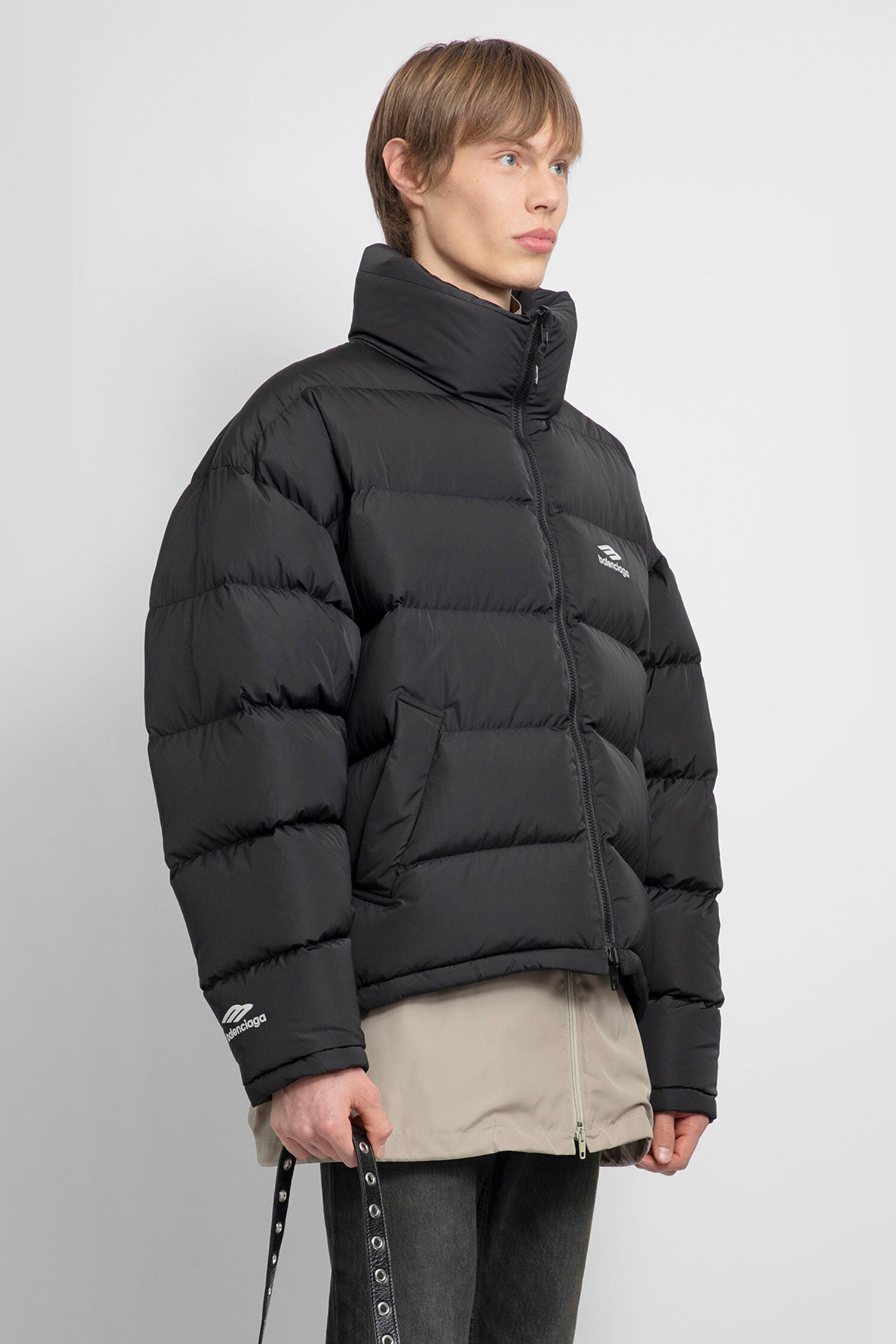 BALENCIAGA MAN BLACK JACKETS