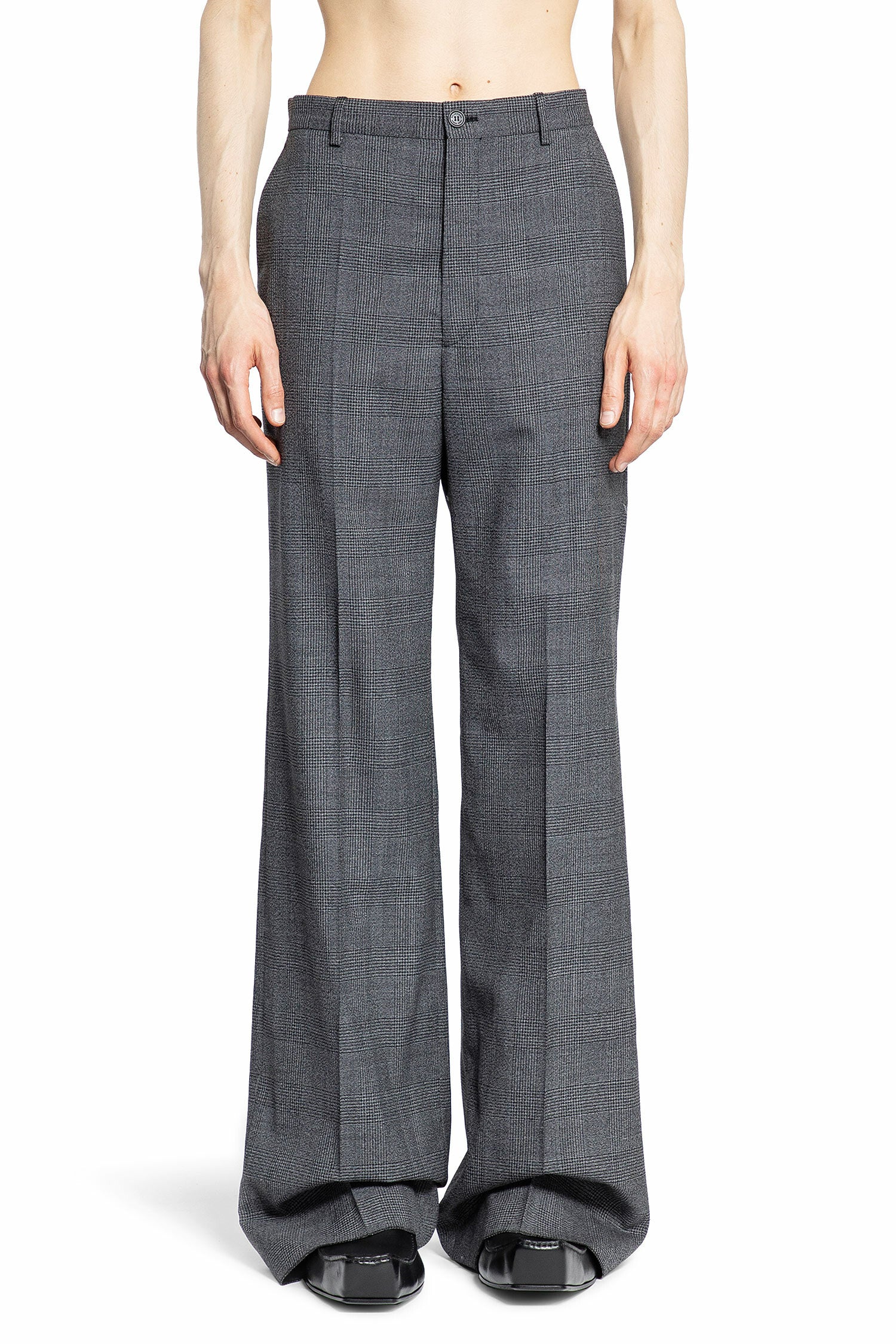 BALENCIAGA MAN GREY TROUSERS