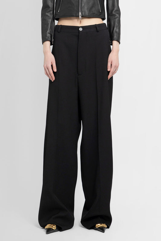 BALENCIAGA WOMAN BLACK TROUSERS