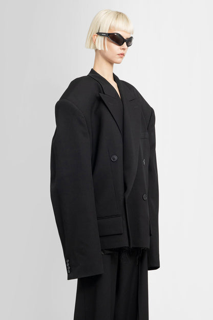 BALENCIAGA WOMAN BLACK BLAZERS