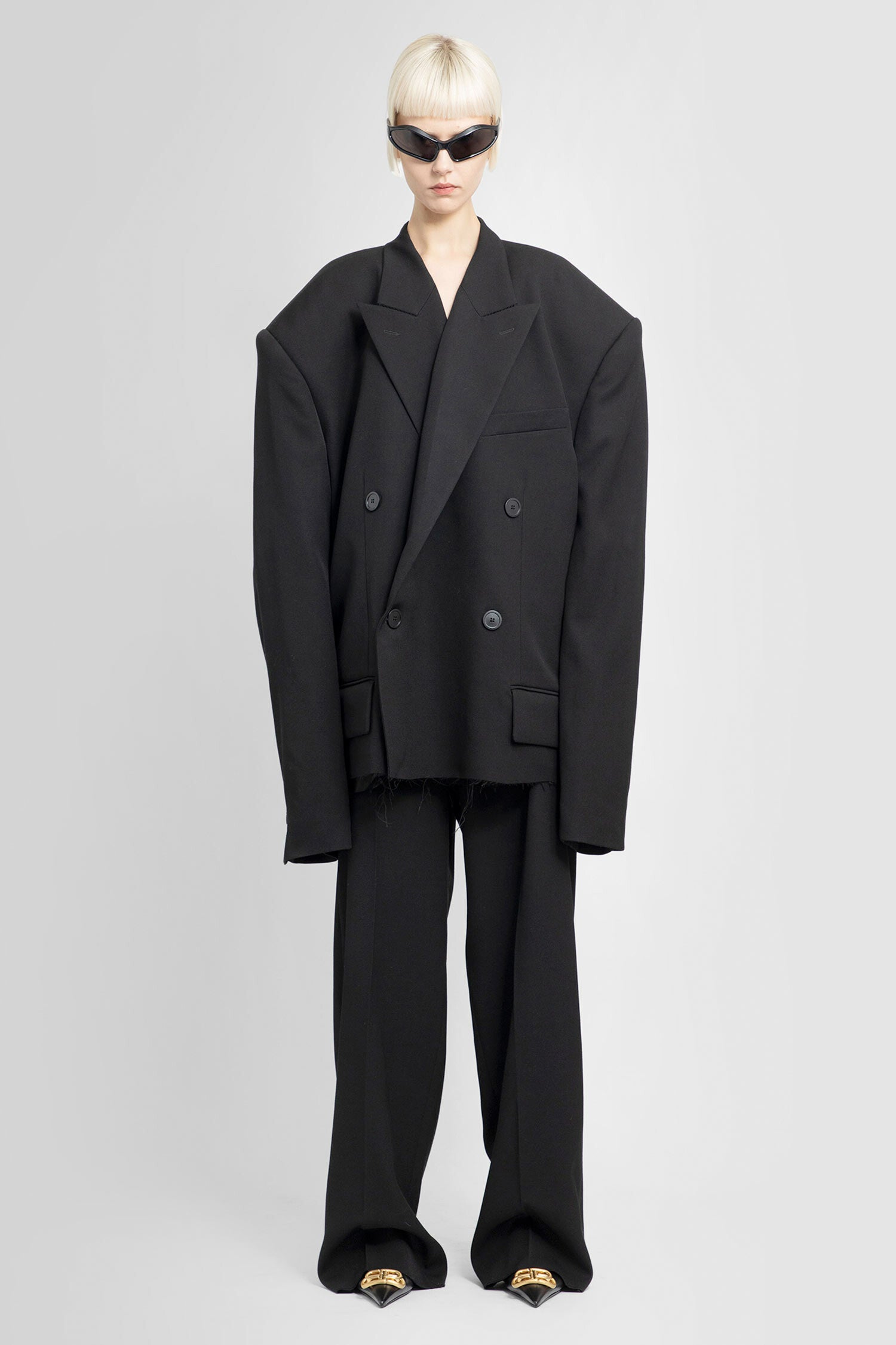 BALENCIAGA WOMAN BLACK BLAZERS