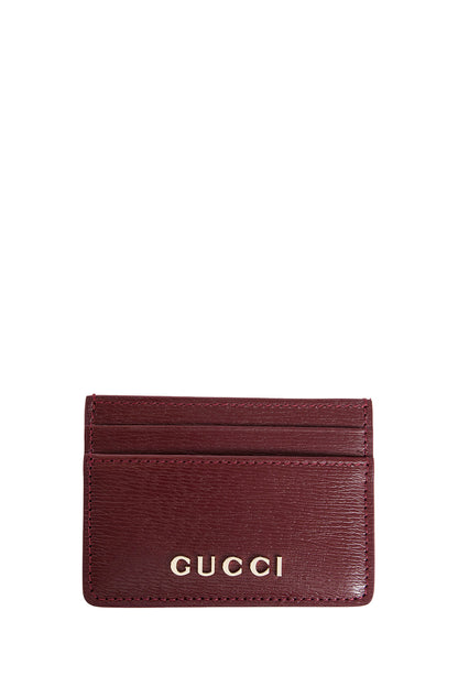 GUCCI WOMAN RED WALLETS & CARDHOLDERS