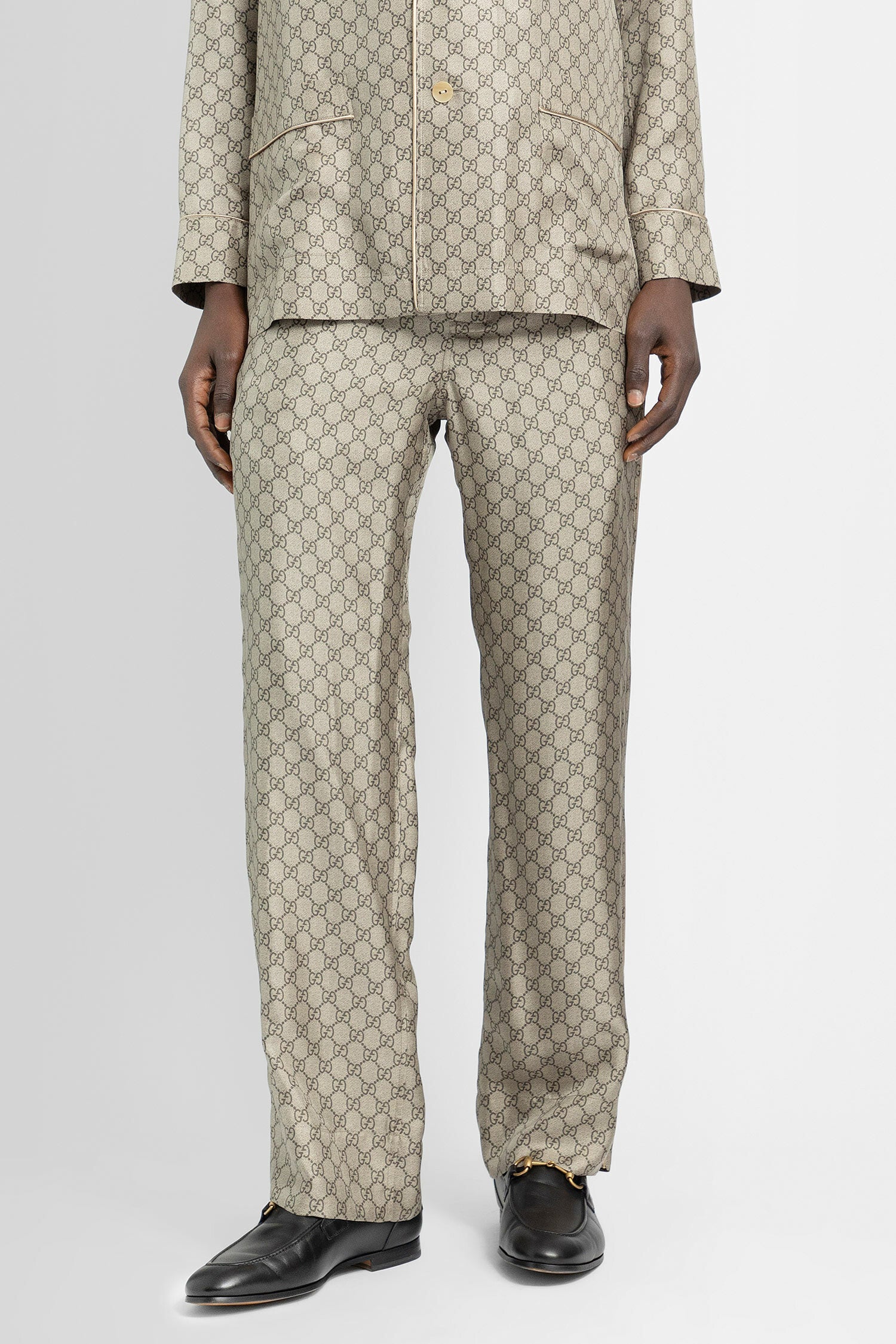 GUCCI MAN BEIGE TROUSERS