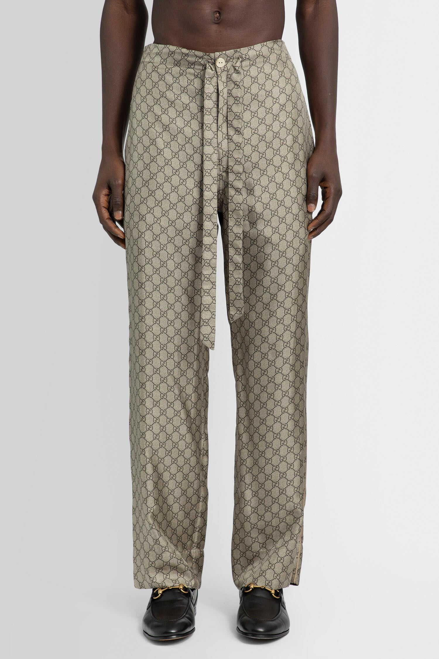 GUCCI MAN BEIGE TROUSERS