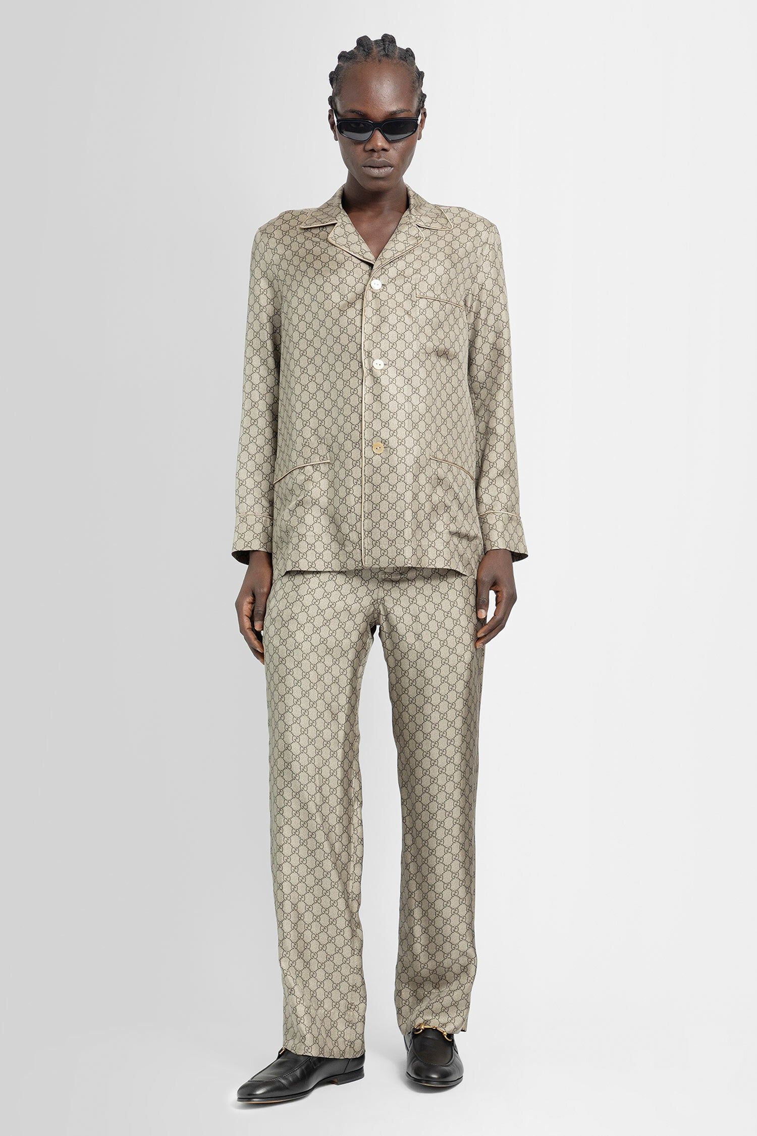 GUCCI MAN BEIGE TROUSERS