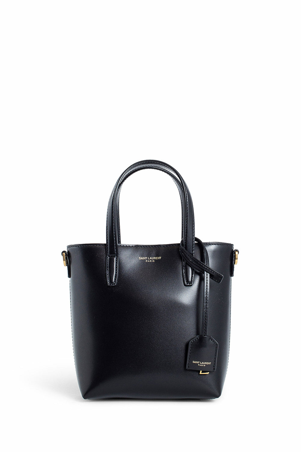 SAINT LAURENT WOMAN BLACK TOTE BAGS