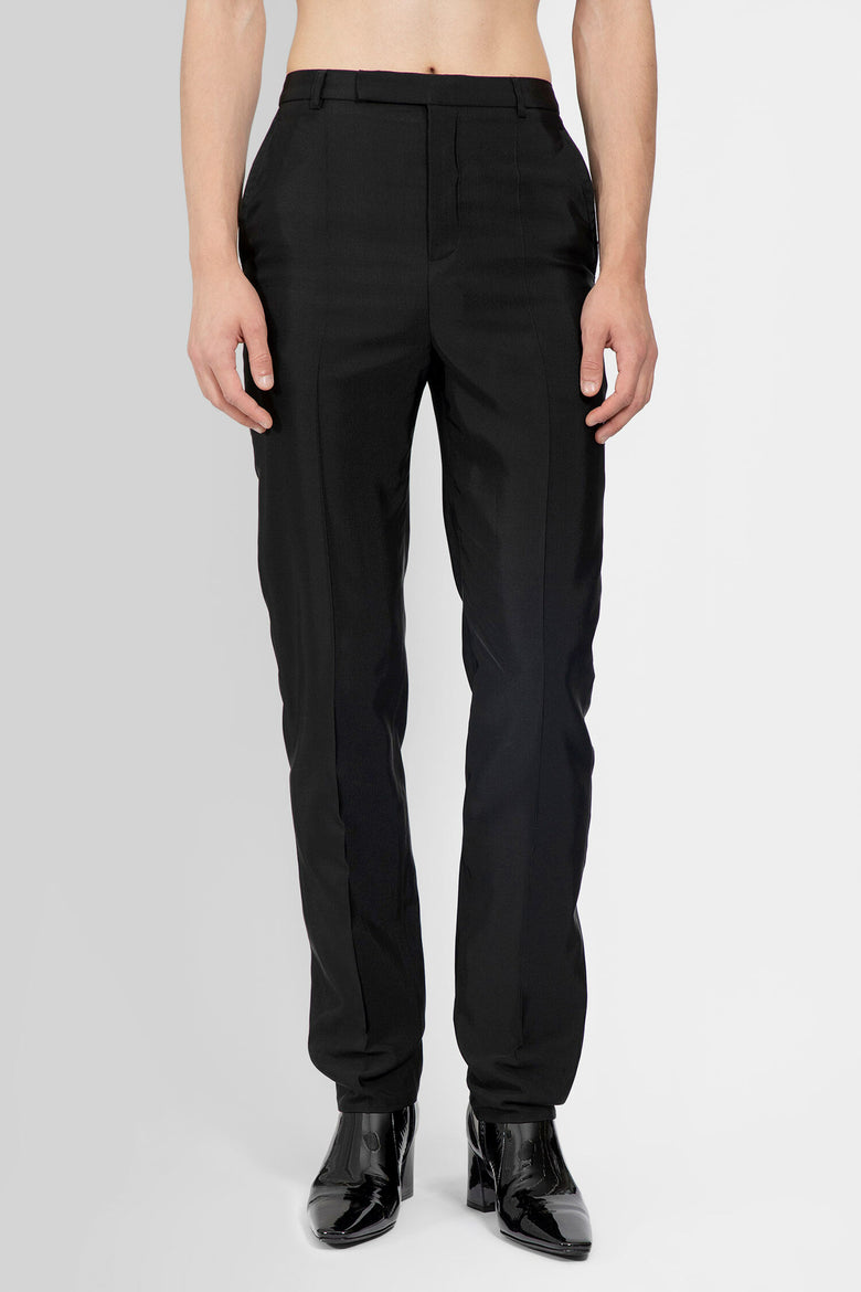 SAINT LAURENT MAN BLACK TROUSERS