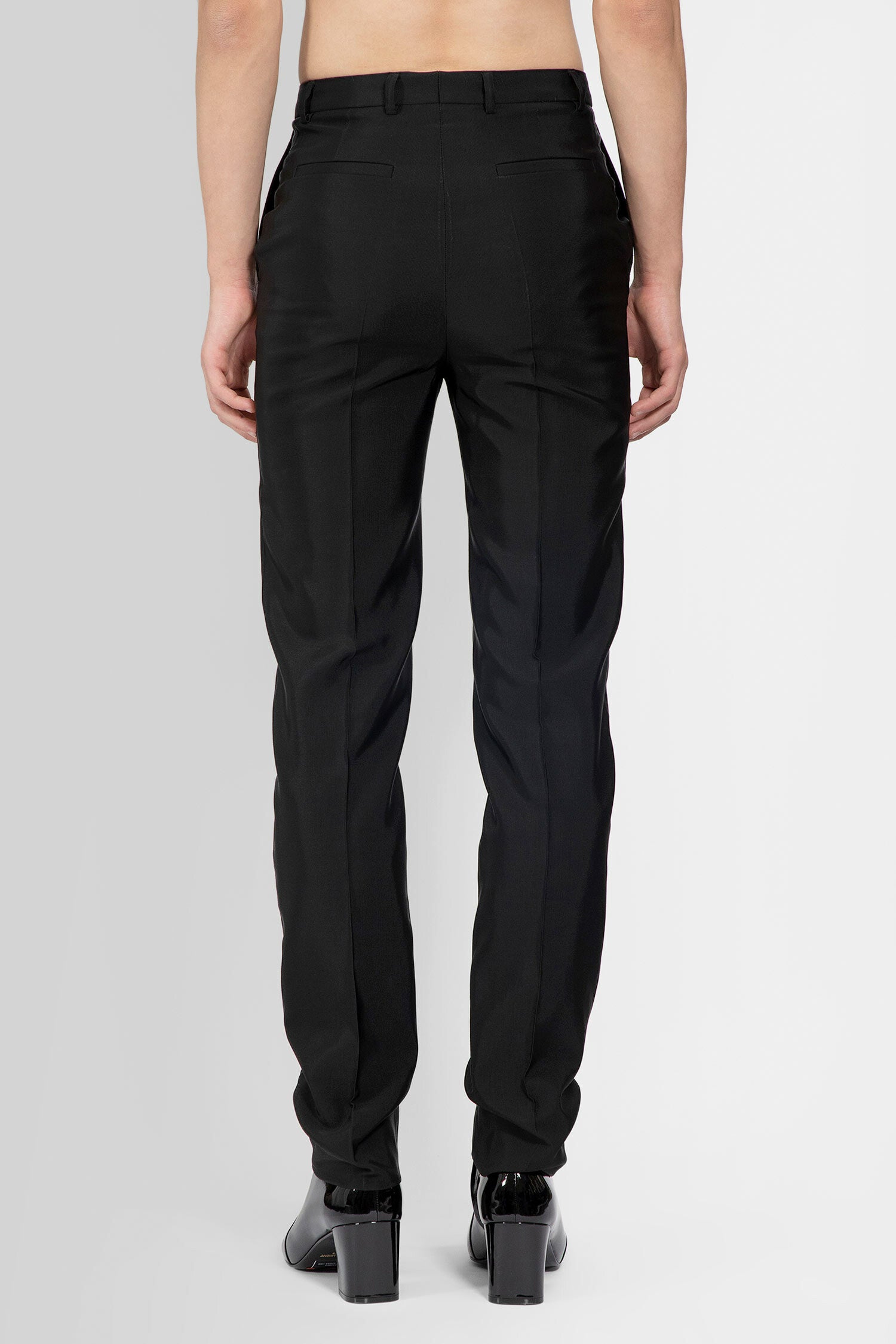 SAINT LAURENT MAN BLACK TROUSERS