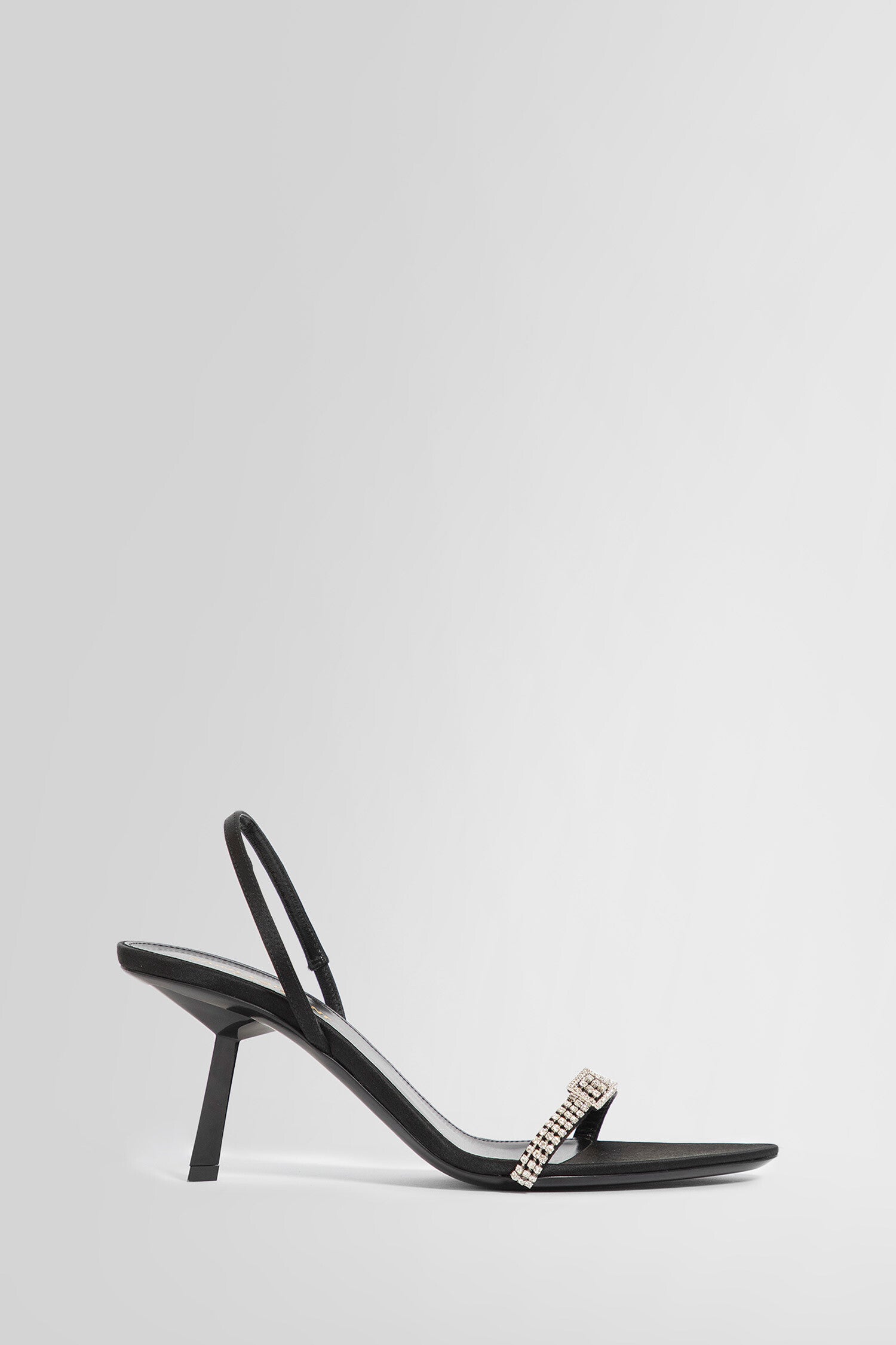 SAINT LAURENT WOMAN BLACK SANDALS