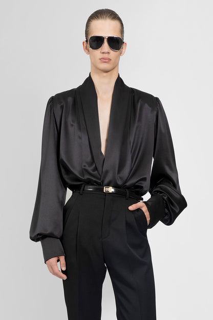 Antonioli SAINT LAURENT MAN BLACK SHIRTS