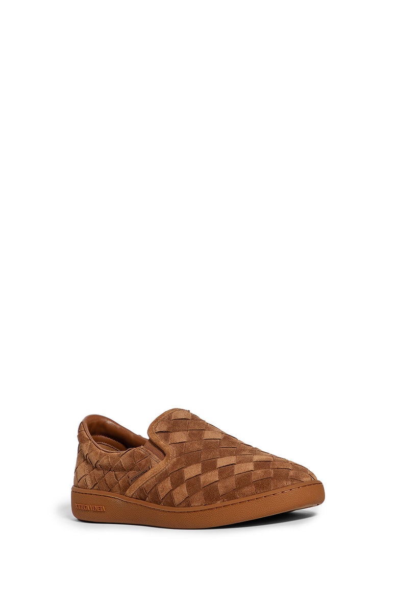 BOTTEGA VENETA MAN BROWN LOAFERS & FLATS