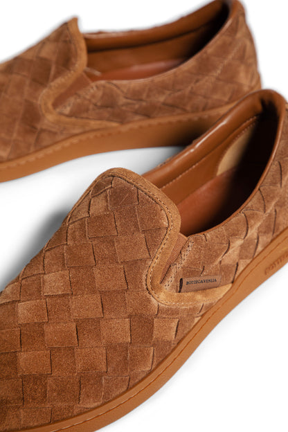 BOTTEGA VENETA MAN BROWN LOAFERS & FLATS