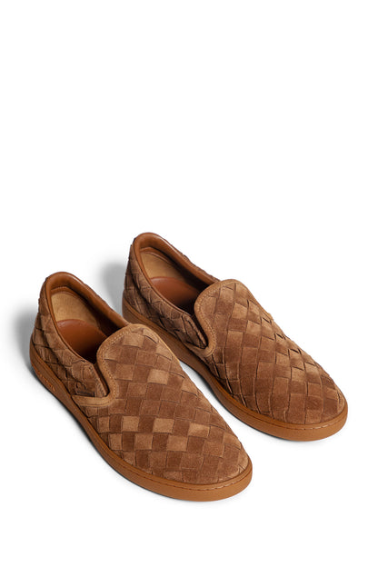 BOTTEGA VENETA MAN BROWN LOAFERS & FLATS