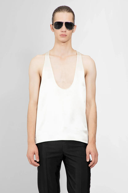 Antonioli SAINT LAURENT MAN WHITE T-SHIRTS & TANK TOPS