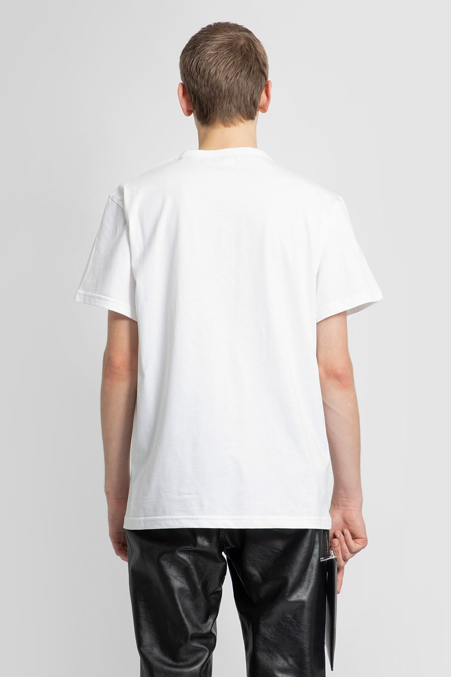 ALEXANDER MCQUEEN MAN WHITE T-SHIRTS