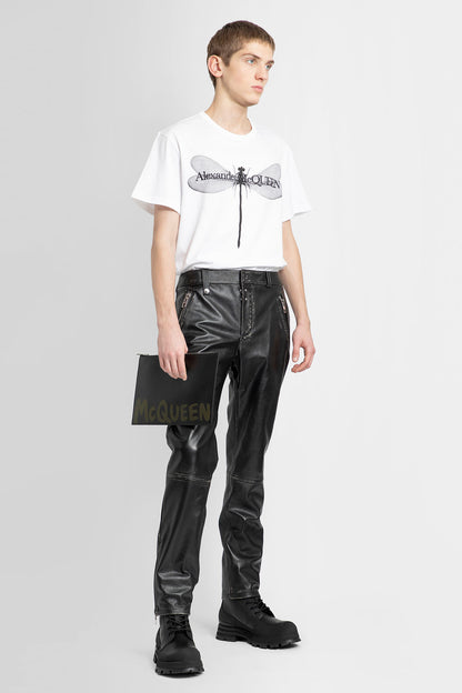 ALEXANDER MCQUEEN MAN WHITE T-SHIRTS & TANK TOPS