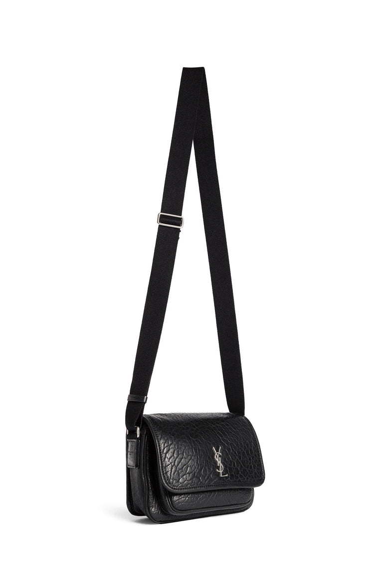 SAINT LAURENT MAN BLACK CROSSBODY BAGS