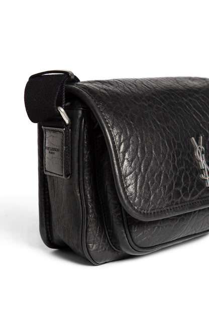 SAINT LAURENT MAN BLACK CROSSBODY BAGS