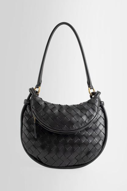 BOTTEGA VENETA WOMAN BLACK SHOULDER BAGS