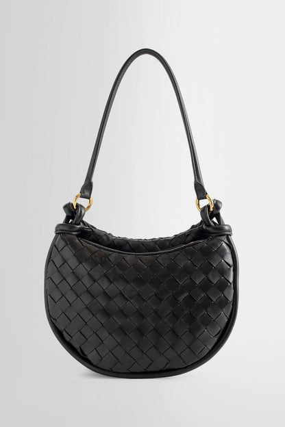 BOTTEGA VENETA WOMAN BLACK SHOULDER BAGS