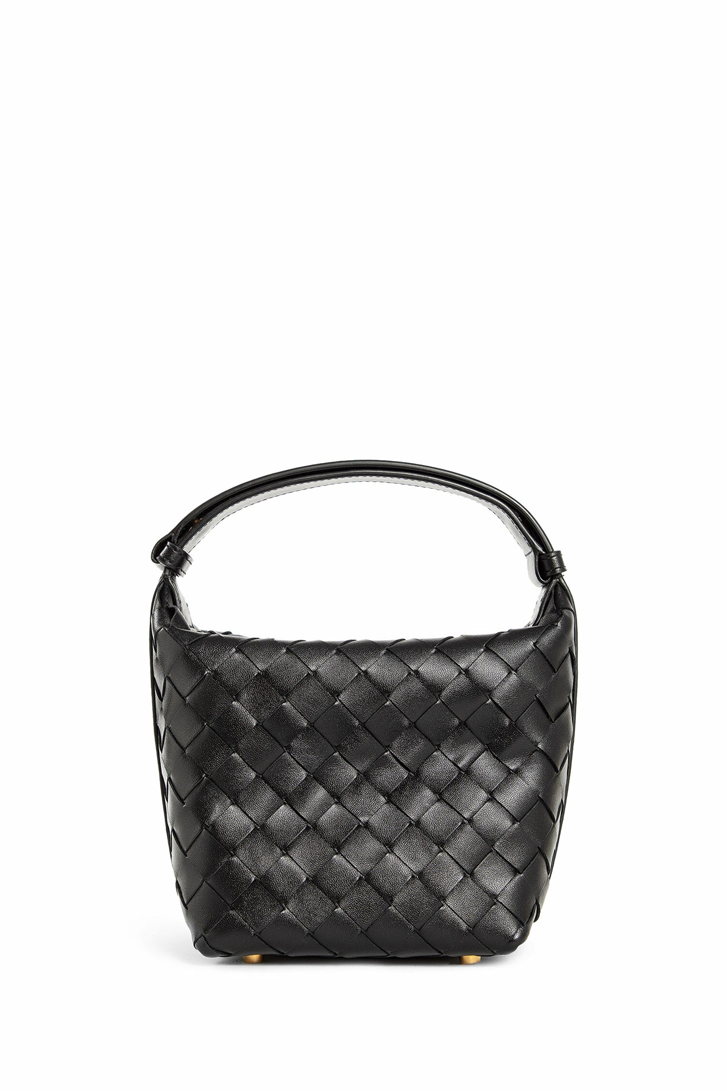 BOTTEGA VENETA WOMAN BLACK TOP HANDLE BAGS