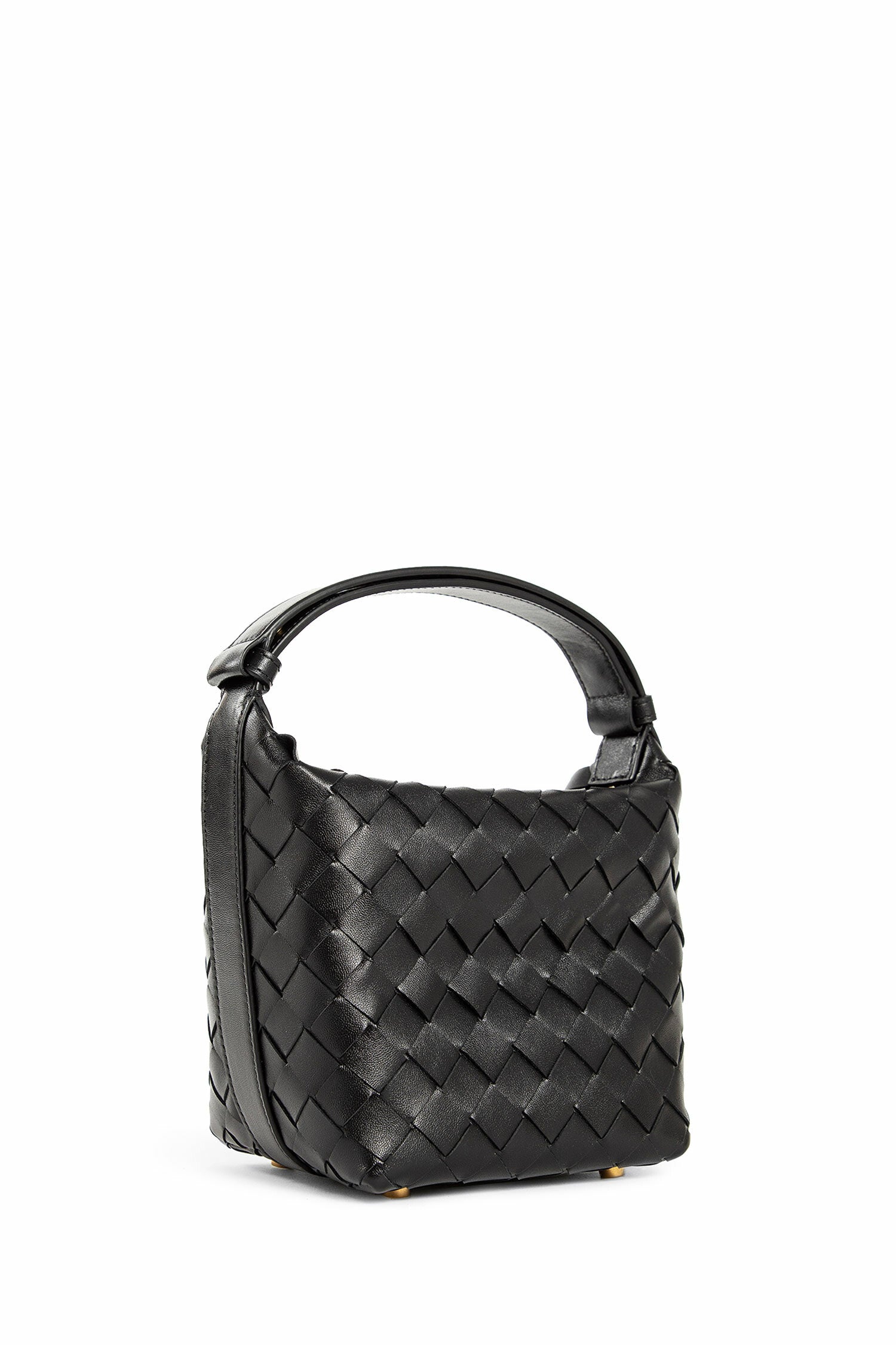 BOTTEGA VENETA WOMAN BLACK TOP HANDLE BAGS