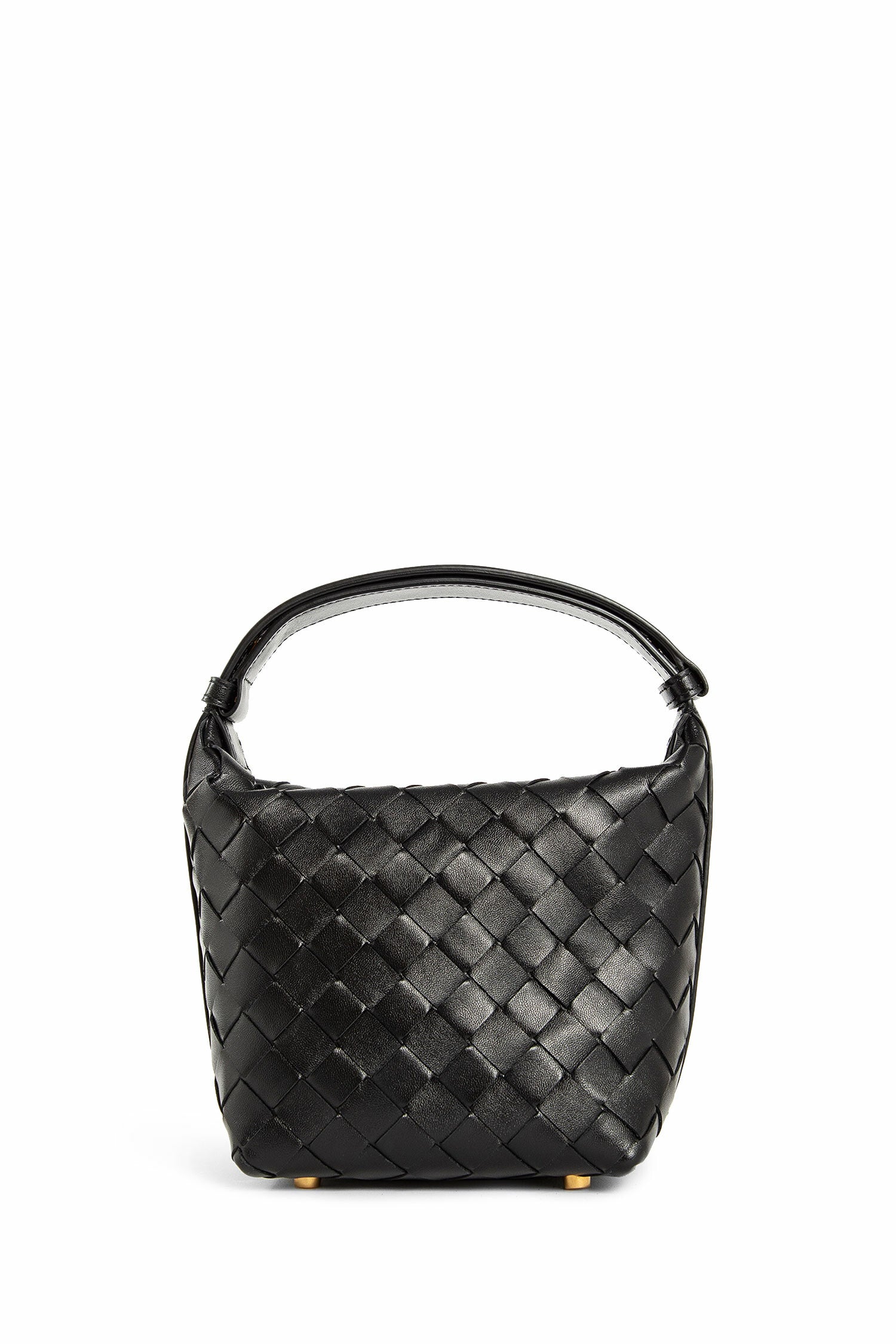 BOTTEGA VENETA WOMAN BLACK TOP HANDLE BAGS