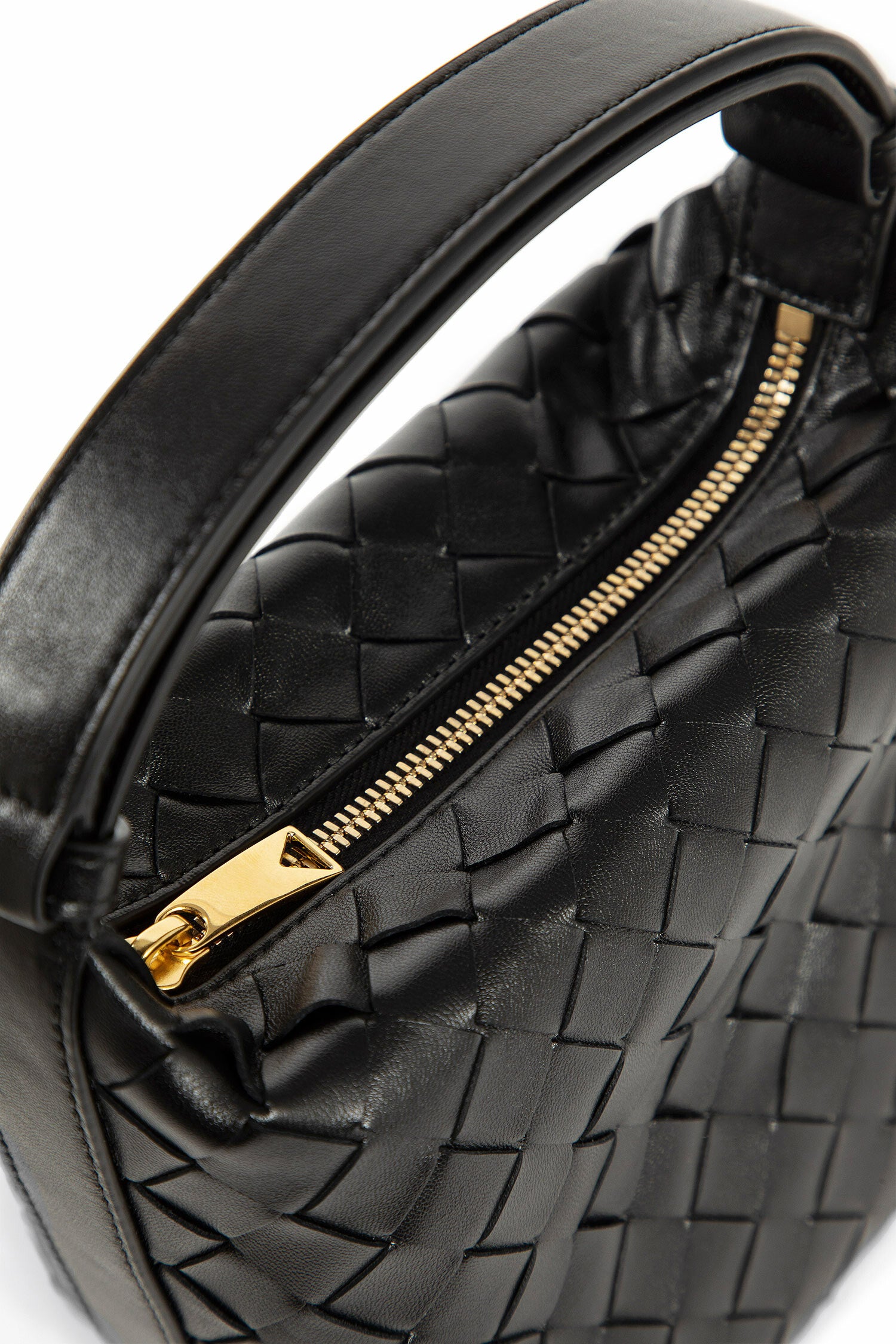 BOTTEGA VENETA WOMAN BLACK TOP HANDLE BAGS