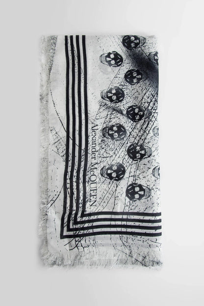 Antonioli ALEXANDER MCQUEEN MAN BLACK&WHITE SCARVES