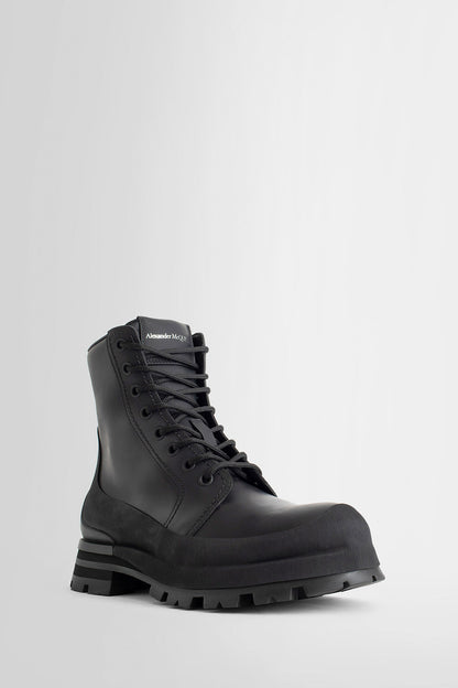 ALEXANDER MCQUEEN MAN BLACK BOOTS