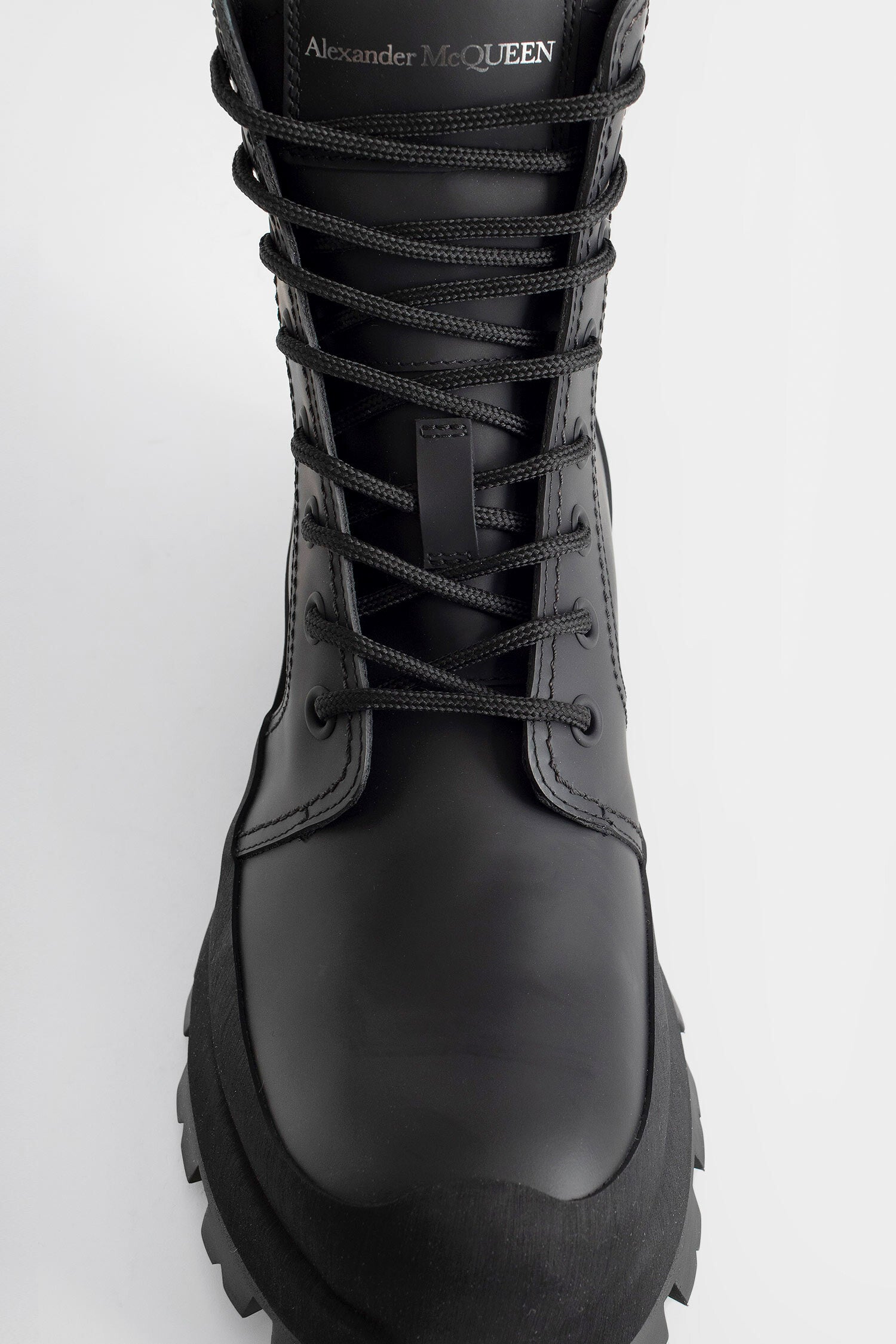 ALEXANDER MCQUEEN MAN BLACK BOOTS