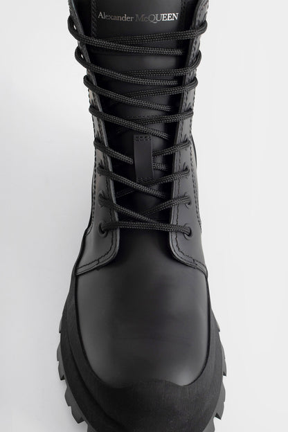 ALEXANDER MCQUEEN MAN BLACK BOOTS