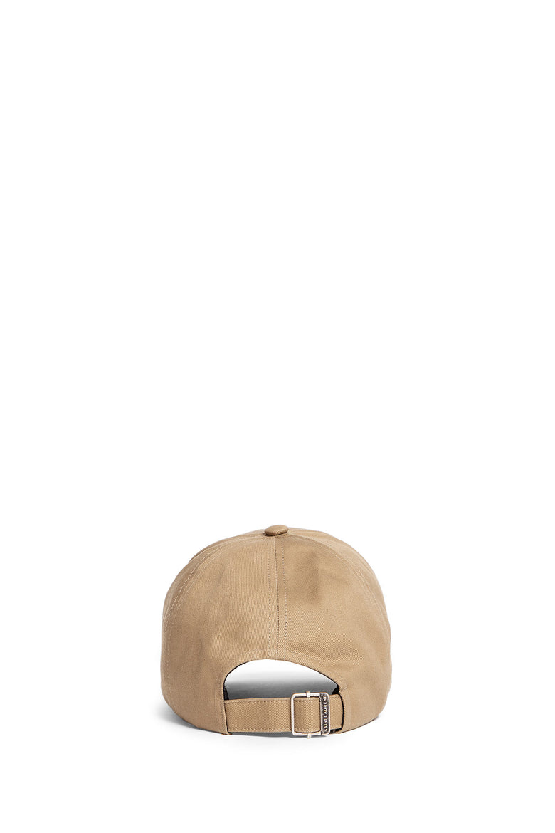 SAINT LAURENT UNISEX BEIGE HATS