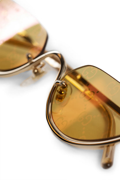 GUCCI WOMAN GOLD EYEWEAR