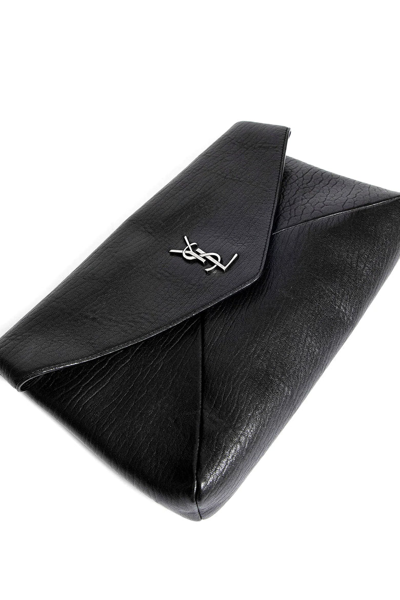 SAINT LAURENT MAN BLACK CLUTCHES & POUCHES - Antonioli.eu