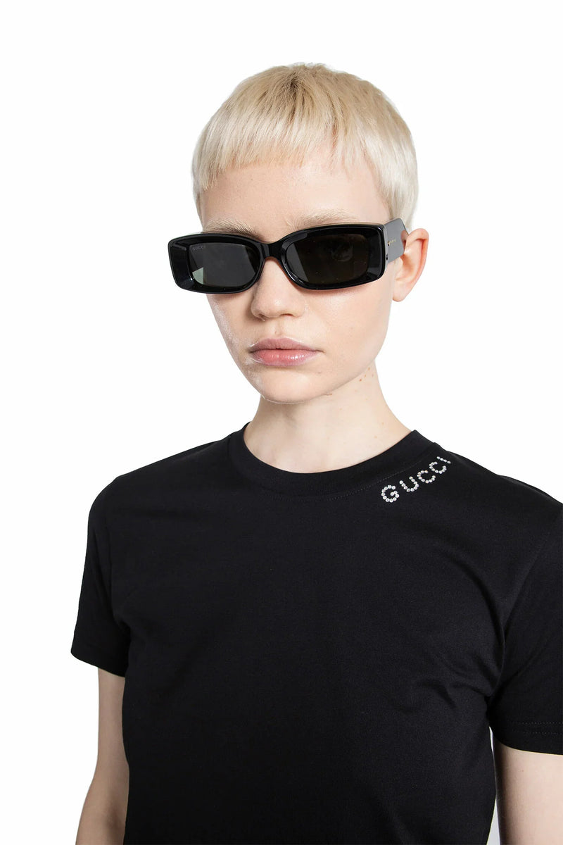 GUCCI WOMAN BLACK EYEWEAR - Antonioli.eu