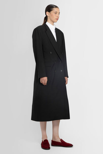 THE ROW WOMAN BLACK COATS