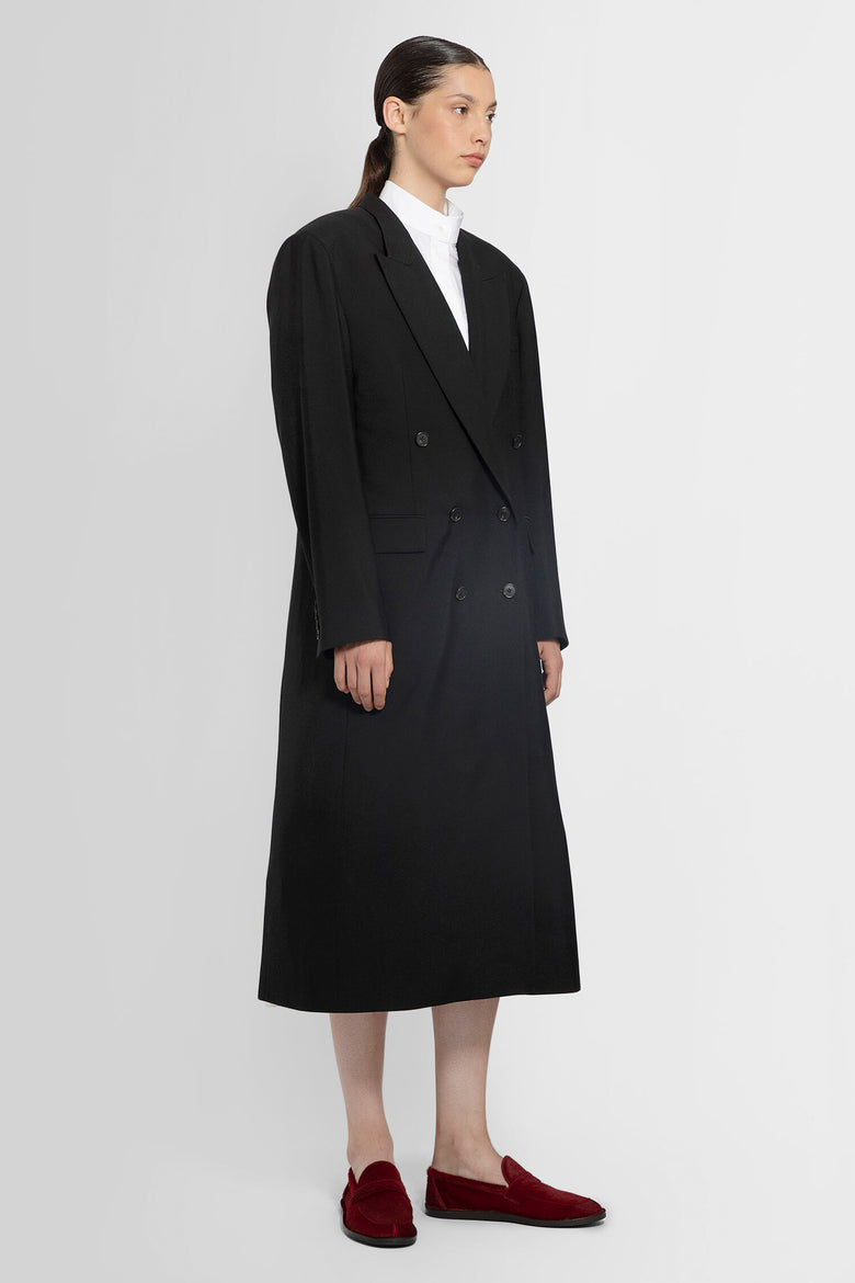 THE ROW WOMAN BLACK COATS