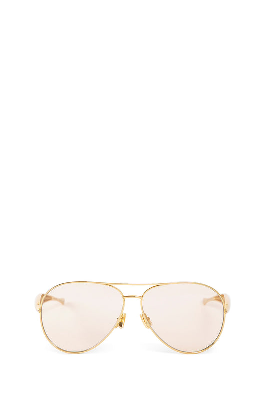 BOTTEGA VENETA UNISEX GOLD EYEWEAR