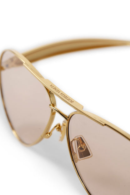 BOTTEGA VENETA UNISEX GOLD EYEWEAR