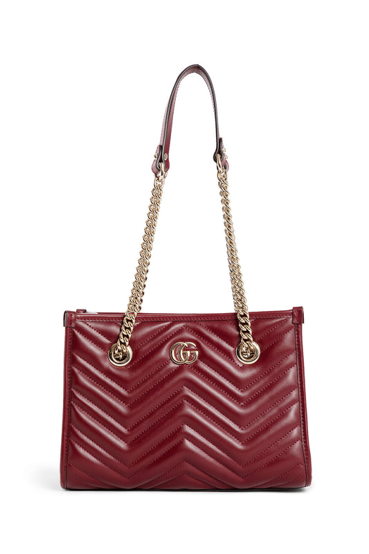 GUCCI WOMAN RED TOP HANDLE BAGS